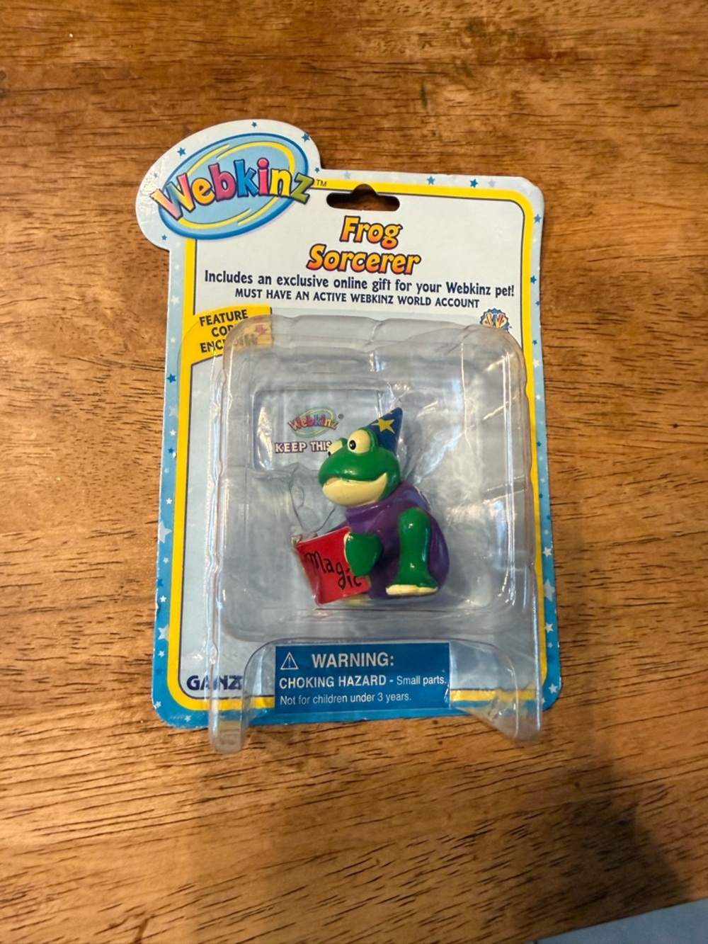 Webkinz Frog Sorcerer Figure - Green & Purple